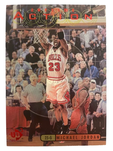1997-98 Upper Deck UD3 Awesome Action Michael Jordan A1 Bulls GOAT
