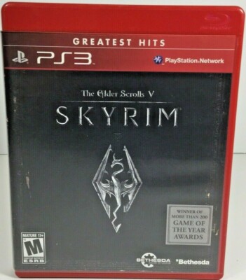 Sony Playstation 3 PS3 Elder Scrolls V Skyrim TESTED COMPLETE Fast Free ...