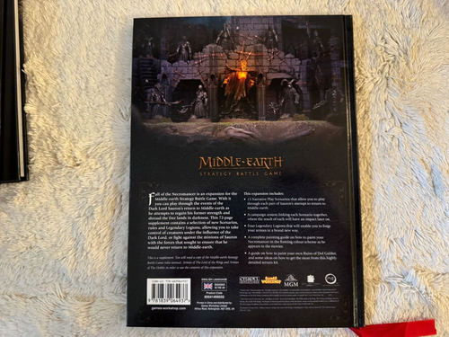 MITTELERDE STRATEGIE SCHLACHTSPIEL FALL OF THE NEKROMANTEN RPG HARDCOVER BUCH - Bild 2 von 2