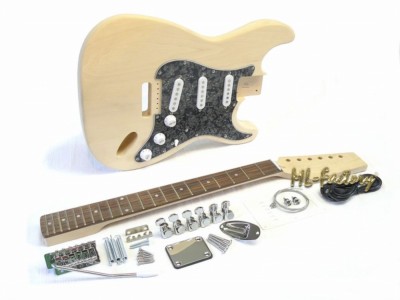 E-Gitarren-Bausatz ML-Factory  Style I Black Pearl 