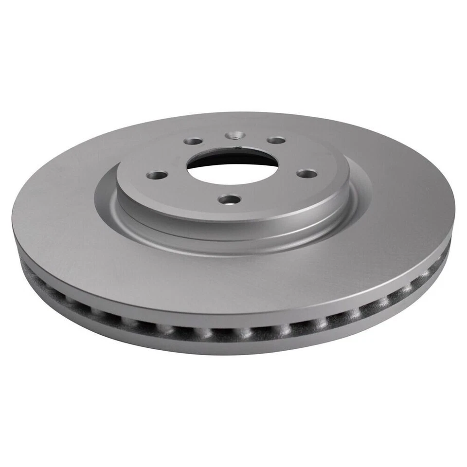 Kit de pastillas de freno delanteras y traseras de cerámica y rotor recubierto TRQ para Ford Lincoln 2009-2019 Foto 4 de 4