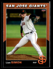 Liam Simon 2023 San Jose Giants Team Set