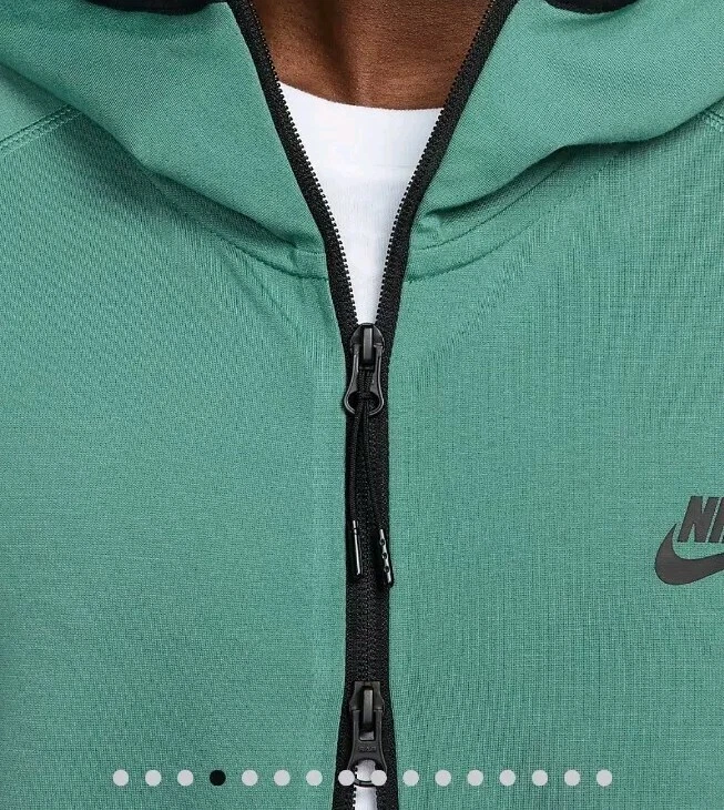NIKE TECH LIGHTWEIGHT KNIT FULL-ZIP HOODIE SIZE XXL NWT GREEN #FD4501-361