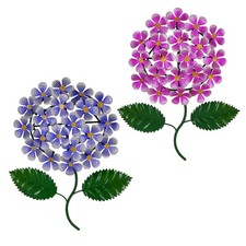 wotieuns Metal Flowers Wall Decor Outdoor Decor Metal Art Wall Flowers Wall D...