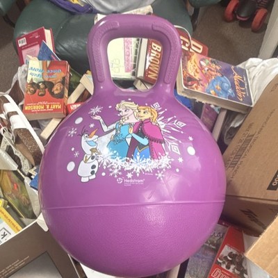 Hedstrom Disney Frozen Purple Hopper Ball w/ Handle Plastic 2013 A2505