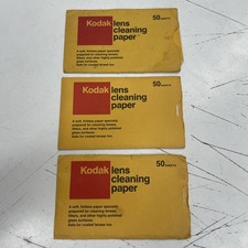 ORIGINAL RETRO VINTAGE Photo Film Kodak Kodak Lens Cleaning Paper Lot