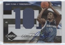 2009 Limited Freshman Jumbo Jersey Numbers Signatures 37/49 Jonny Flynn Auto 1u6