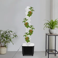 Hydroponic Growing System with Water Pump 50 Pods Indoor Hydroponic Tower Garden