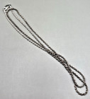 925 Sterling Silver Rope Chain Necklace Classic Twisted Link Lobster Clasp — photo 5
