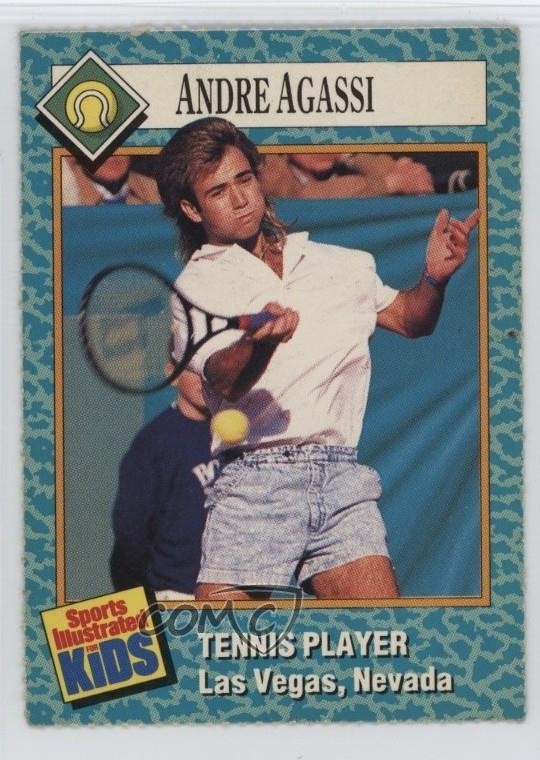 1989 Sports Illustrated for Kids Series 1 Andre Agassi #47 1u5y