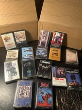 16 x Rock Cassette Lot Aerosmith ACDC Springsteen Chicago Queensr che The Cult