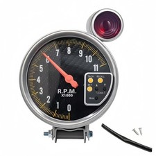 5 Inch Programmable Tachometer Gauge with Shift Light for 1-8 Cylinder Cars