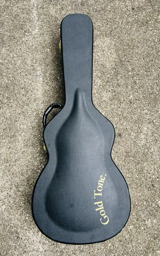 Gold Tone Hardshell Guitar Case Locking Latch With Key Lined Interior EUC!
