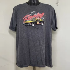 Live Outside the Limits T-shirt Mens Sz XL Racing "If You Ain't First Your Last"