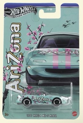 Hot Wheels Silver Series 1991 Mazda MX-5 Miata Arizona Tea JMF50 NEW   