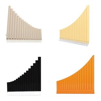 16Pipes Pan Flute C Key Panpipes Pan Pipes with Mouthpiece Wind Instrument
