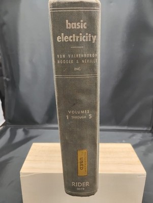 Basic Electricity Paperback New York Dover Publications 1954