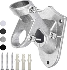 Flag Pole Holder for outside House, Heavy Duty Flag Pole Mounting Bracket, Alumi