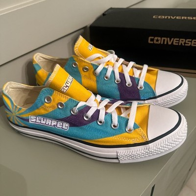 Converse All-Star, low top unisex shoes - Custom Slurpee Design