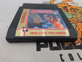 Rolling Thunder (NES, 1989) - Authentic - Game, Manual, Sleeve 