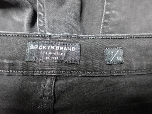 Lucky Brand Jeans 410 Athletic Straight 32X30 Black Jeans - Picture 14 of 16