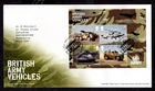 GB - 2021 British Army Vehicles MS on Bovington First Day Cover