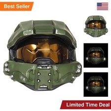 Men's Master Chief Adult Light-up Deluxe Helmet