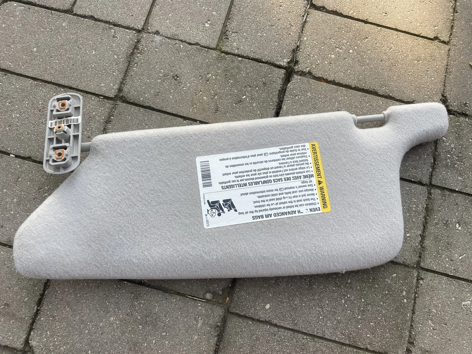 2004-2011 CHEVROLET COLORADO GMC CANYON СОЛНЦЕЗАЩИТНЫЙ КОЗЫРЕК КОЗЫРЕК ПАССАЖИРСКОЙ СТОРОНЕ СЕРЫЙ ЧИТАТЬ - Изображение 3 из 4