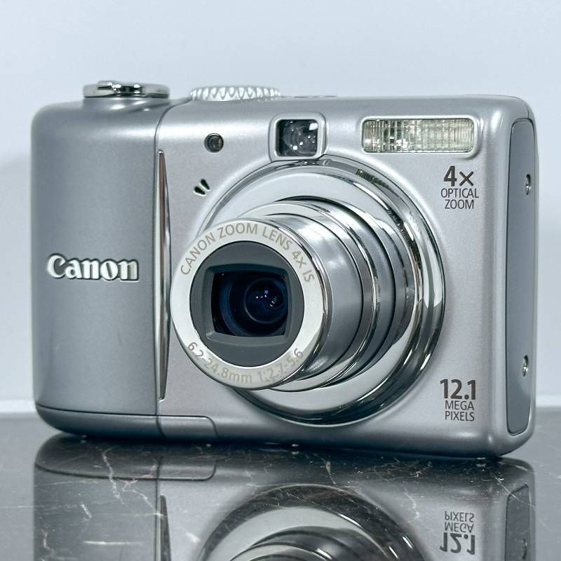 Canon PowerShot A1100 IS 12.1MP Digital Camera Silver Tested | eBay