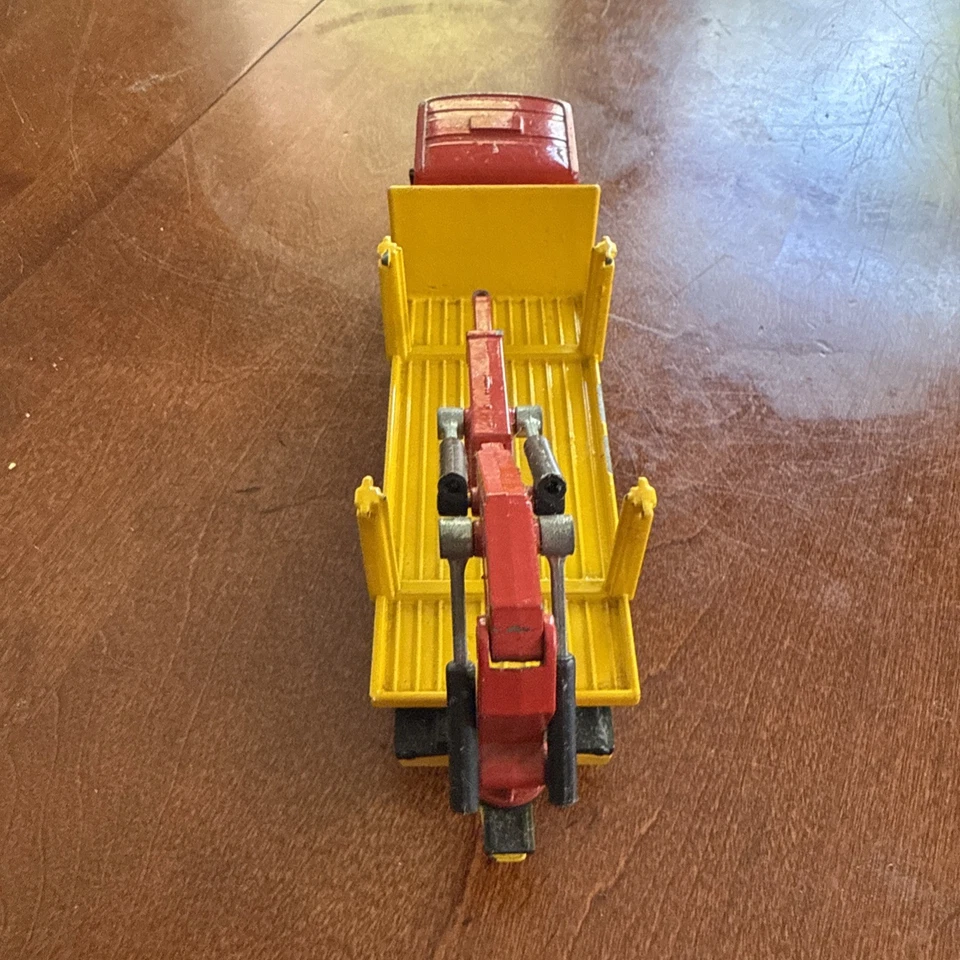 Camión grúa suelto vintage años 80 SIKU 1/55 diecast con grúa Alemania Occidental Foto 4 de 4