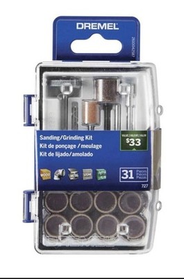 Dremel 31 PC Sanding and Grinding Tools Rotary Accessory Micro Kit 
