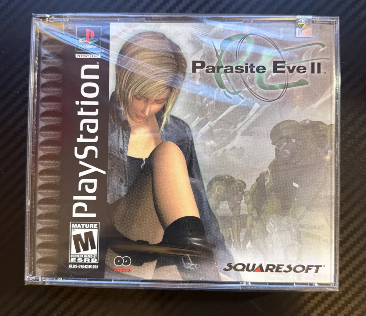 Carte Mémoire Memory Card Grise Parasite Eve 2 II Sony Playstation 1