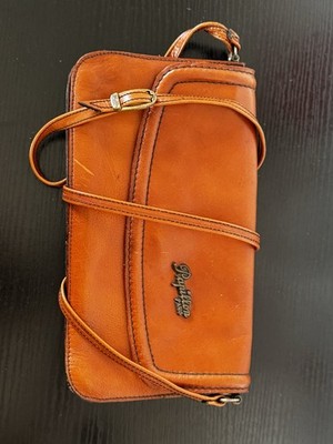  Vintage Echtledertasche von Papillon Paris   Sammlerstück mit Originaletikett