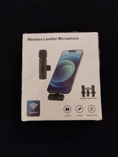 Wireless Lavalier Microphone Type-C iOS or Android, Live Show, Vlog, Brand New