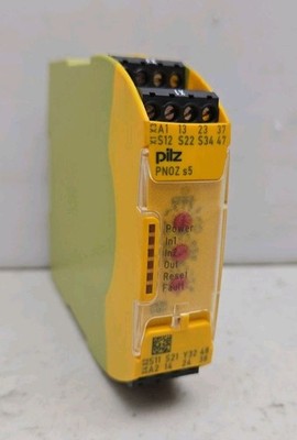 Pilz PNOZ s5 24VDC 2 n/o 2 n/o t Dual Channel Safety Relay 2 Contacts 750105 New