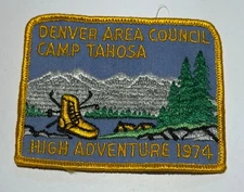 Camp Tahosa 1974 High Adventure  Colorado  Boy Scout  MX4