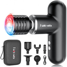 Massage Gun with Heat and Cold Deep Tissue Percussion Massager Gun with 5 Heads