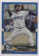 2018 Bowman Draft Chrome Blue Refractor 78/150 Pedro Avila #BDC-13 6fs