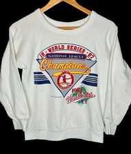 Vintage 80s Logo 7 St Louis Cardinals Sweatshirt National League Baseball Sz S