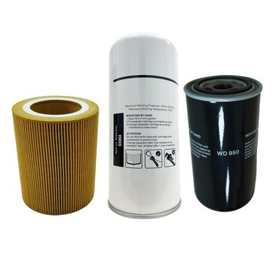15-20HP Compressor maintenance kits, Spin-On oil separator+Air Filter+oil Filter