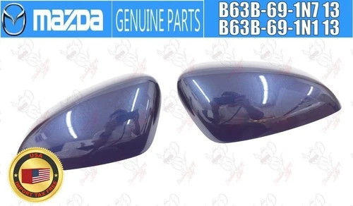 Mazda OEM Driver RH LH Side Mirror Cover Cap B63B-69-1N1-13 B63B-69-1N7-13 Set