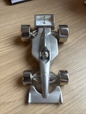 Quartz Silver Racing Car Clock