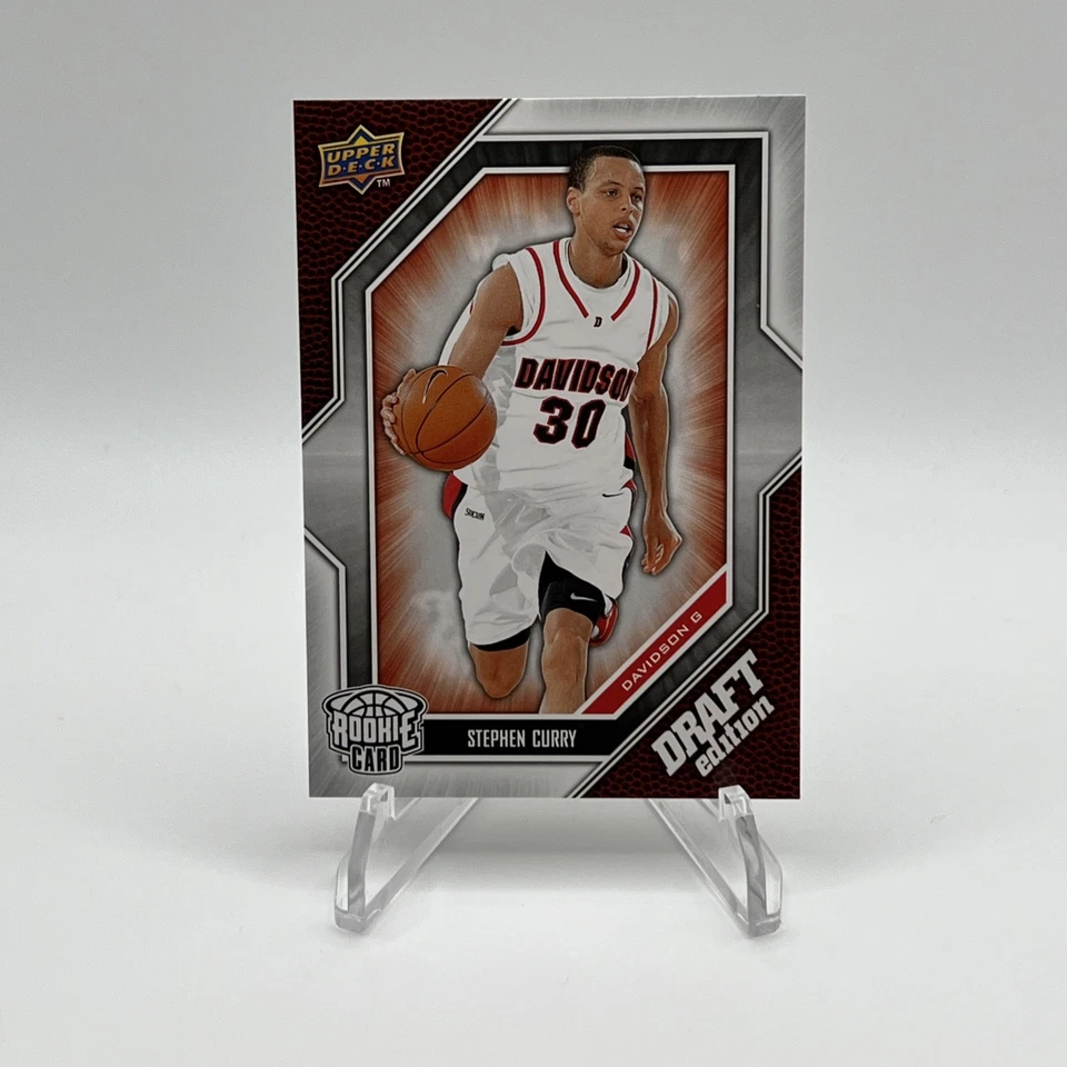 2009-10 Upper Deck Draft Edition STEPHEN CURRY #34 Rookie - Image 3 of 4