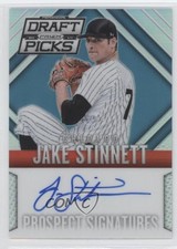 2014 Panini Prizm Perennial Draft Picks Silver Jake Stinnett #45 Auto 3v4