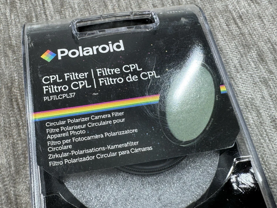 Polaroid Optics 37mm CPL Circular Polarizer Filter (PLFILCPL37) NEW Camera DLSR - Image 2 of 4