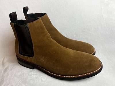 Thursday Boot Chelsea Brown Suede Leather Handcrafted Non Slip Men\'s Size 12 Thursday Boot Company Duke Chelsea Boots Mens 12 Brown Suede  main image 4