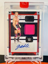 2024 Panini WWE Three Count Chad Gable Patch Auto /99 Blue SP Grande Americano