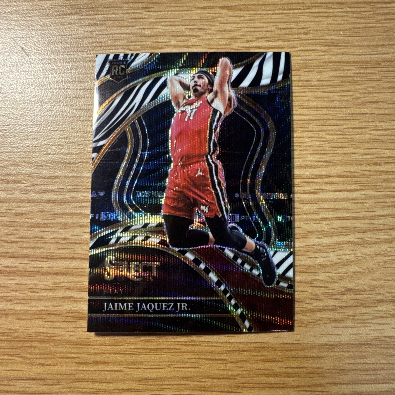 Jaime Jaquez Jr 2023 Panini Select #300 Zebra Prizm SSP Rookie RC Courtside