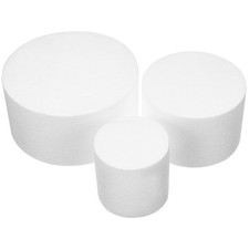 3 Pcs Decorative Props Fake Cake Dummy Polystyrene Dummies Foams