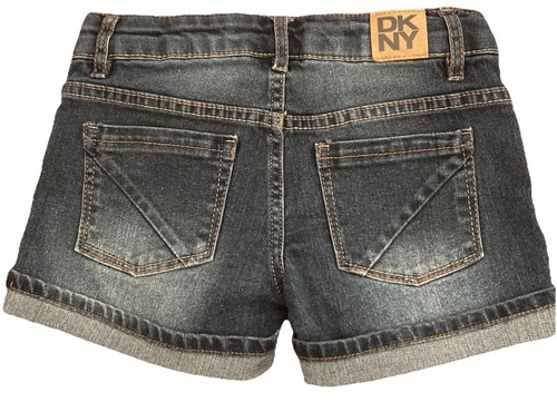 DKNY Hipster Cuffed Jeans Shorts With Adjustable Waist Girls Size 10 - Picture 10 of 12